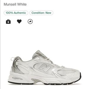 New balance 530 Munsell white NIB